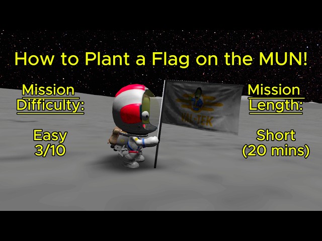 How to do your FIRST Mun Mission in Kerbal Space Program!