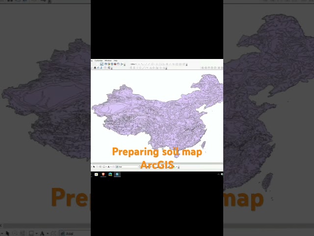 Prepare soil map ArcGIS ArcMap. Map layout GIS #map #tutorial #gis #arcmap #education #topography