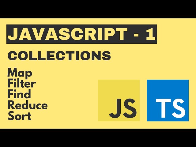 Javascript & Typescript - Array map, filter, find reduce and sort functions