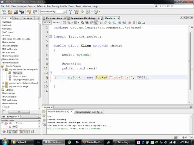 2/3 - Socket Java - Hari 10 PBO SP  Tahun 2012
