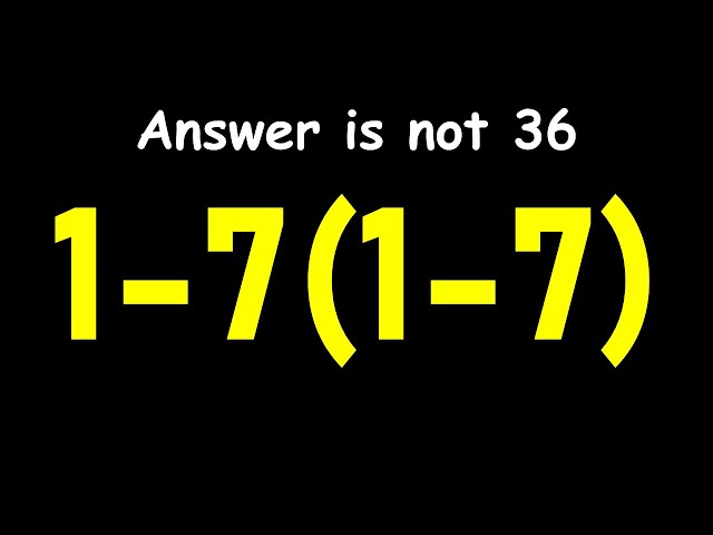 This Math Problem Tricks Everyone!