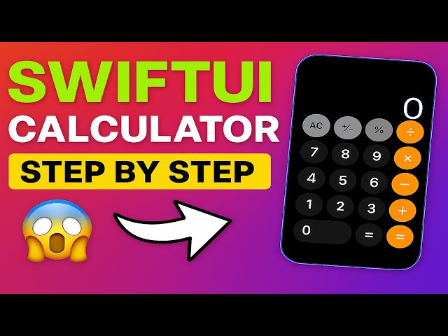 Swift Variables Tutorial for Beginners (Build a Calculator App in SwiftUI)