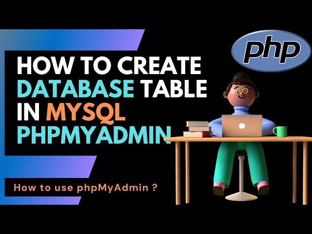 Creating Database, Tables and inserting data using phpMyAdmin | phpMyAdmin Tutorial