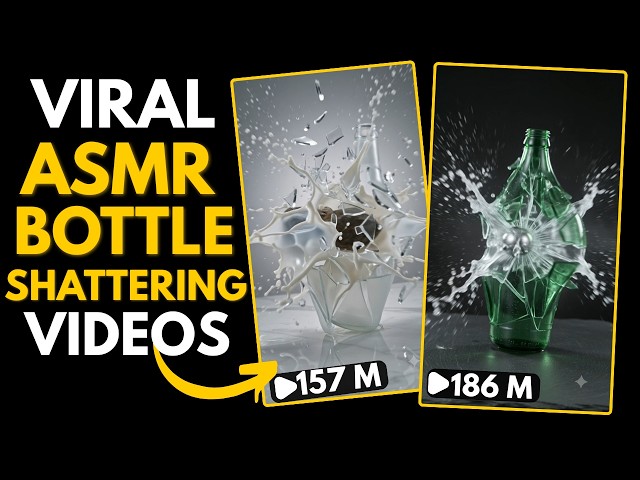 How to Create VIRAL AI ASMR Bottle Shattering Videos for FREE (New AI Trend)