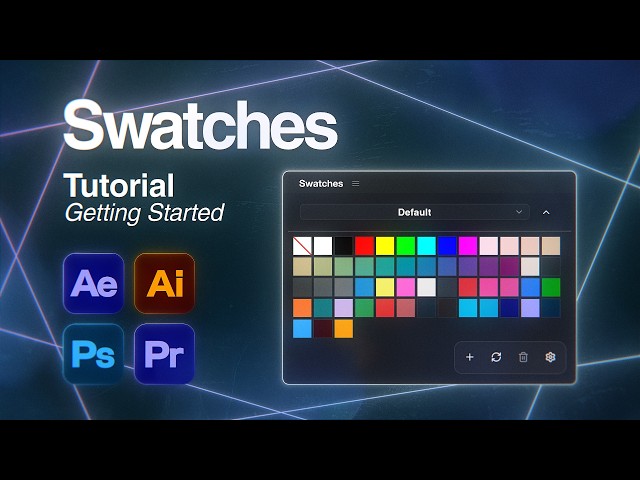 Swatches Tutorial: Your Colors, Across Adobe Apps