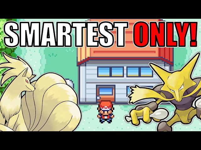 Beating Pokémon Fire Red with the Smartest Pokémon!