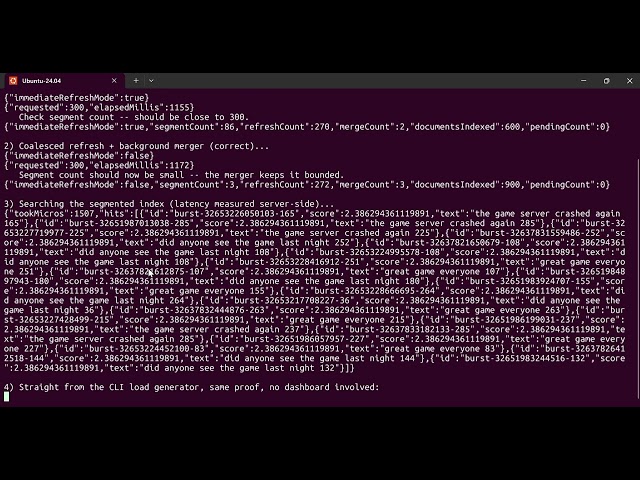 Day 82: Build a Segmented Search Index in Java | Refresh Interval, Segment Merge & Bulk Indexing