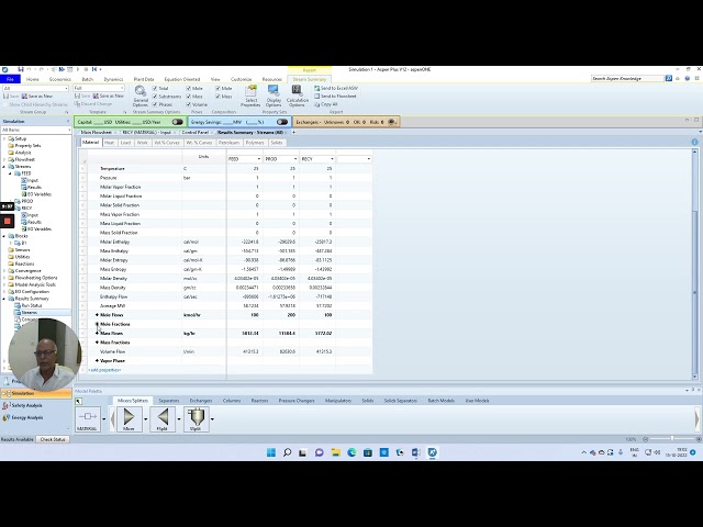 9.  Sensitivity Analysis and Design Specification tools  in Aspen - Updated