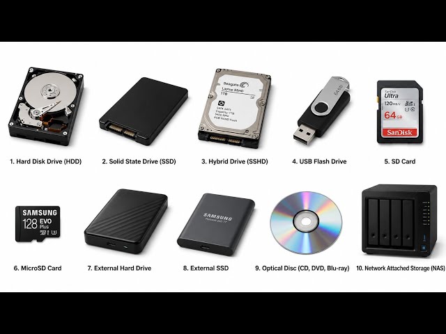 Every Type of Storage Device Explained