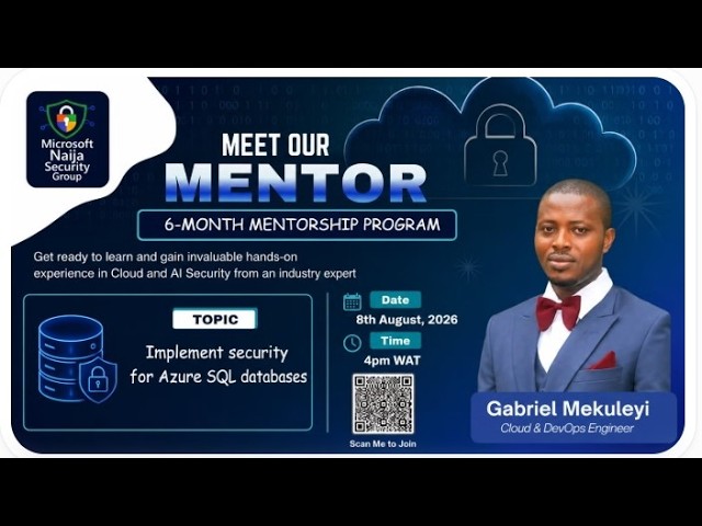Implement security for Azure SQL databases | Gabriel Mekuleyi