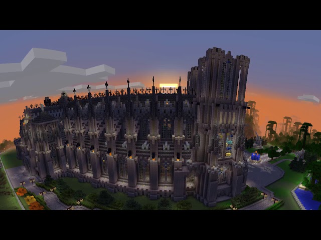 Virtual Reality Minecraft Reims Castle
