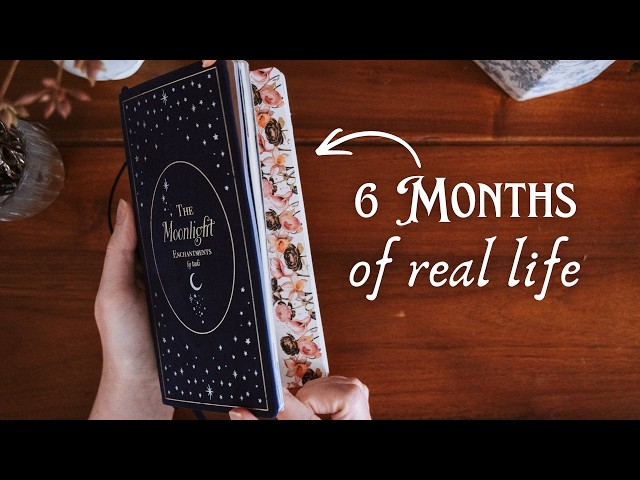My Bullet Journal After 6 Months of Real Life | Completed Journal Flip Through