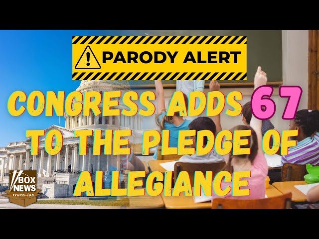BREAKING: Congress adds BRAINROT to Pledge of Allegiance
