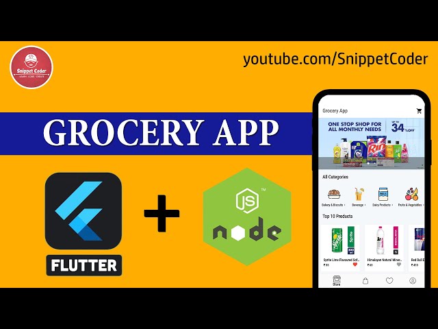 Grocery App - Flutter & NodeJS E-Commerce Series