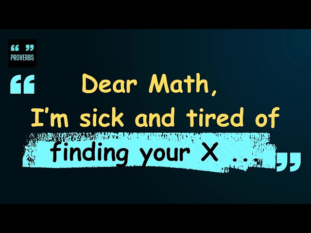 Unleashing the Fun: Funny Quotes about Math #mathjokes