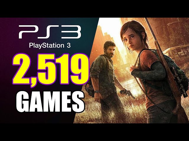 The PS3 Project - All 2519 PlayStation 3 Games (US/EU/JP/AU)