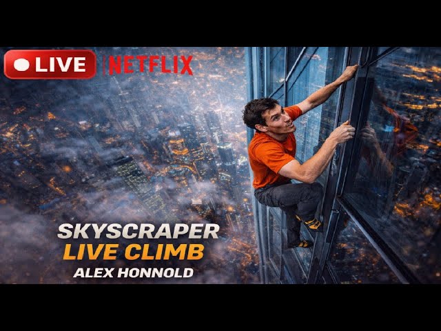 LIVE Netflix Skyscraper Live Climb Alex Honnold with no delays