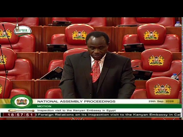 THE NATIONAL ASSEMBLY PROCEEDINGS  TUESDAY 29TH SEPTEMBER, 2026.