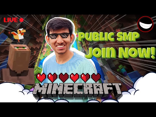 Minecraft SMP  Server Live 🔥 | Survival, PvP & Chill  Open World Gameplay