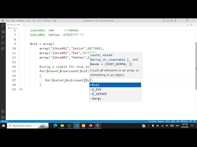 Arrays in PHP - Indexed & Associative - Single Dimensional and Multi Dimensional Arrays - Demo