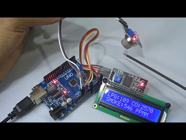 How To Use MQ2 Gas Sensor With I2C LCD | Arduino Uno | Arduino Projects | Inovatrix Guys