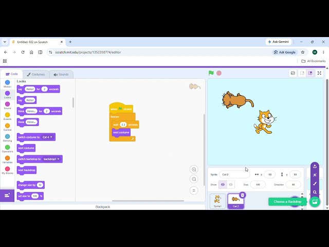 SCRATCH How to MAKE ANIMATION  IN SCRATCH (TUTORIAL)