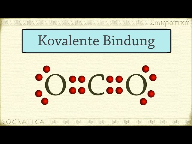 Chemie: Kovalente Bindung