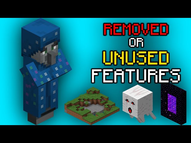 Interesting Removed and Unused Features in Minecraft