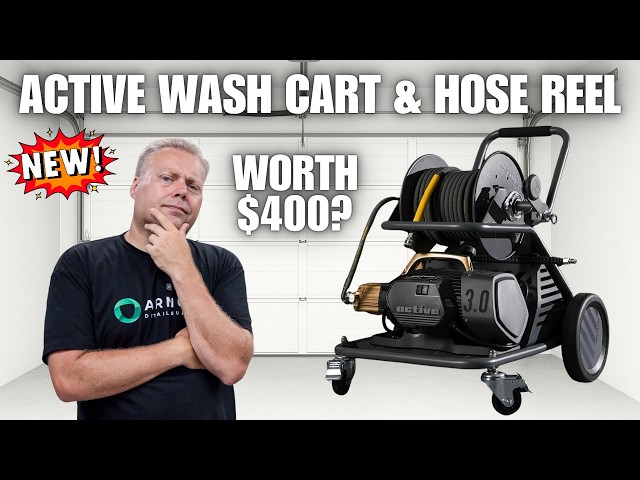 NEW Active Wash Cart & Hose Reel | What Pressure Washers Fit?