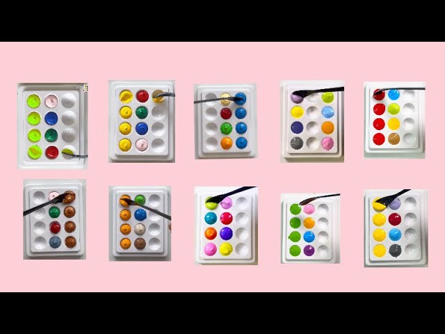 Asmr color mix🎨 #trending #asmr #drawing #art #relaxing 