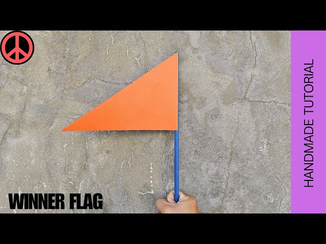 WINNER FLAG | flag paper flag | folding paper flag | Flag Paper