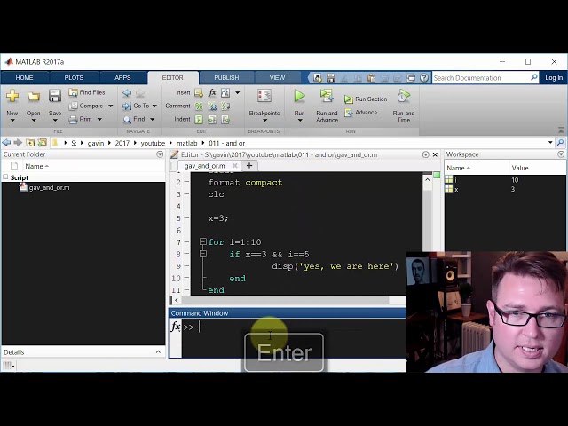 MATLAB - and/or operators (logic && / || )