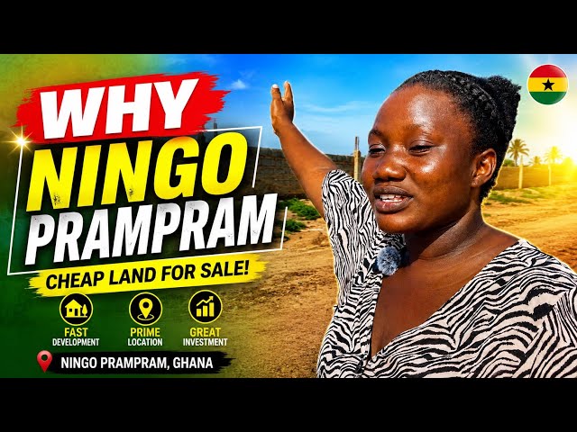 Cheap Land for Sale in Ningo Prampram Ghana 🇬🇭
