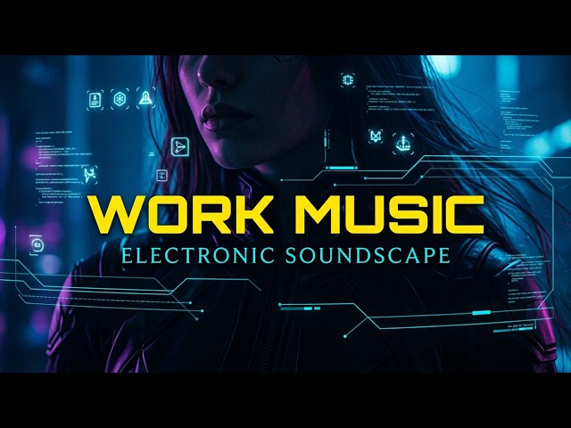 Deep Electronic Music for Productivity | Cyberpunk Garage Atmosphere for Studying, Coding & Deep Con
