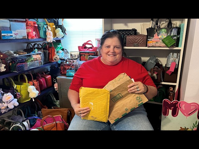 Unboxing/bagging (?) two new items.
