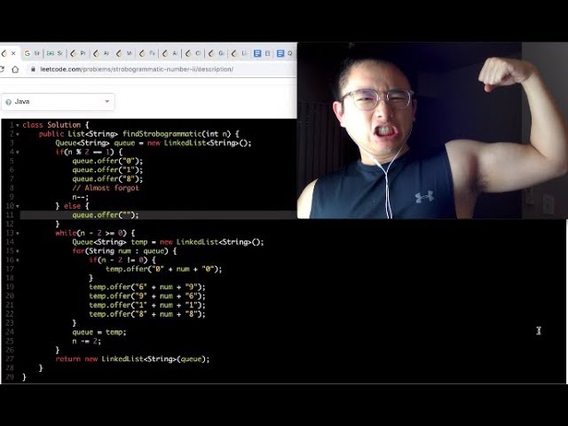 Strobogrammatic Number II - 30 min Java Coding Challenge