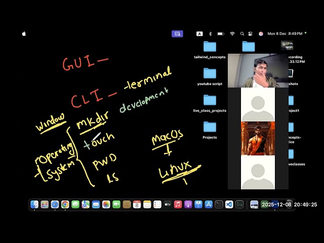 Git and GitHub Tutorial step by step explanation |  Live Class 1