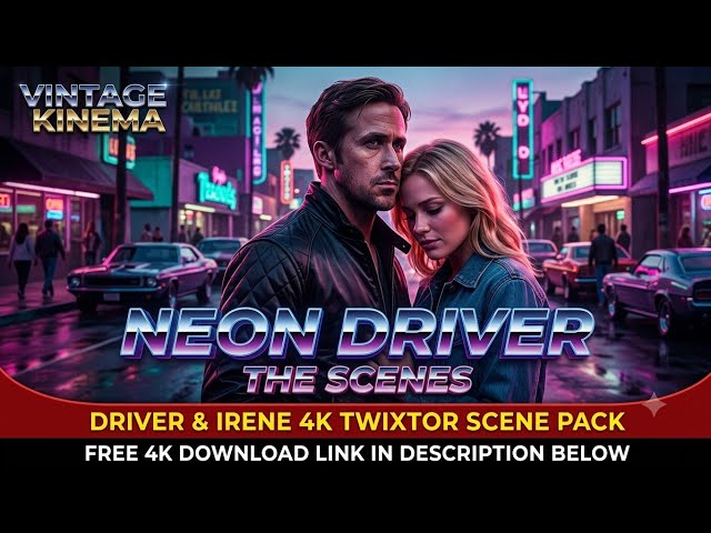 Drive (2011) 4K Twixtor | Rayn Gosling, Carey Mulligan Scenepack | Driver & Irene | Topaz | ⬇️🖇️👇.