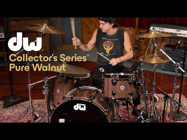 The Sound of DW Collector's Pure Walnut Drums