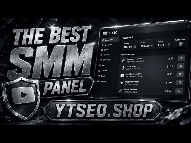 YTSEO.SHOP-№10: The Best SMM Panel of 2026