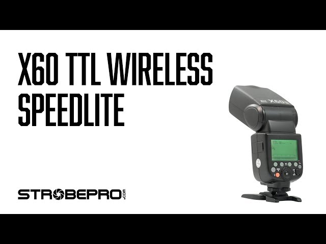 Flash Strobepro X60 TTL Speedlite para Canon - Nikon - Sony