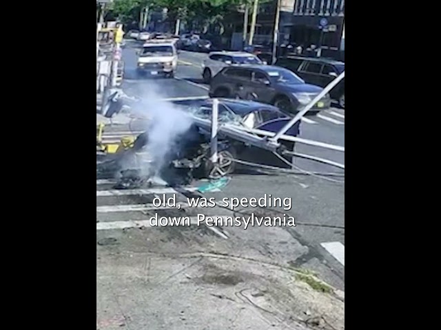 Caught on camera: 15-year-old driver hits pedestrian in East New York crash