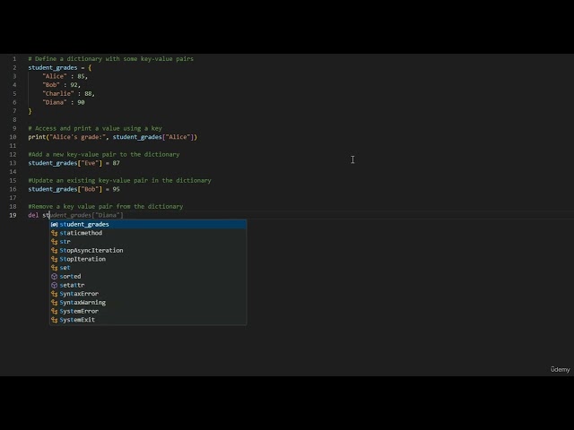How to use dictionaries in python