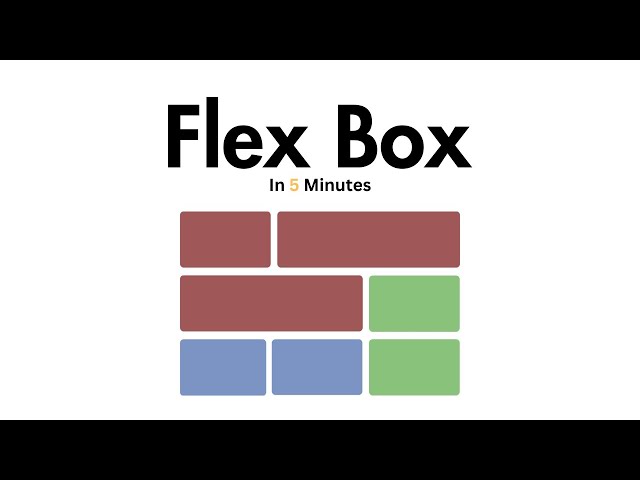 Learn Flex Box in 5 minutes