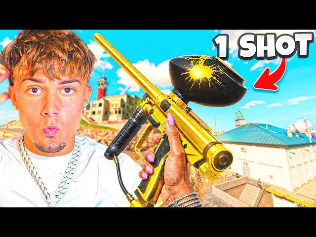 The New *ONE SHOT* Paintball Gun is PERFECT on Warzone😍🏝️