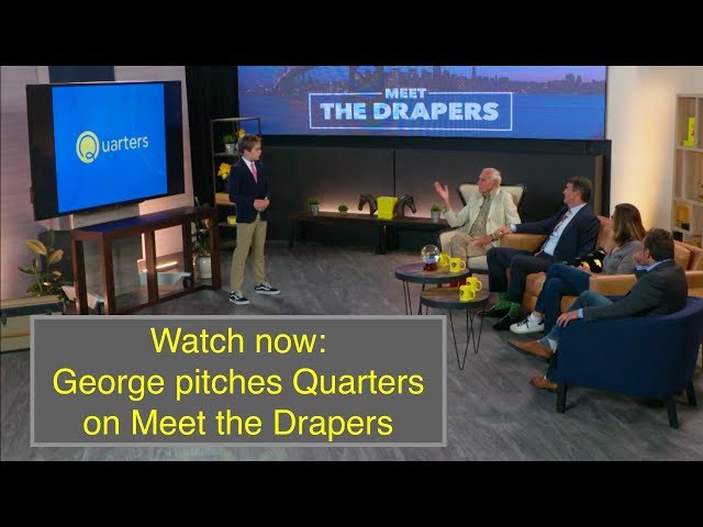 George on Meet the Drapers -- "8 thumbs up!"