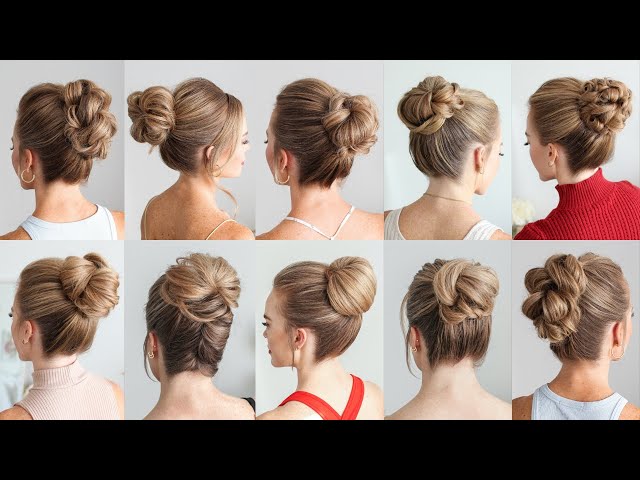 9 EASY UPDOS Compilation | Missy Sue