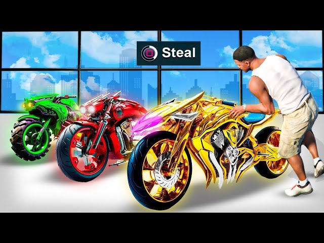 SHINCHAN Stealing $1 To $1,000,000 BIKE In GTA 5! || SumitOP