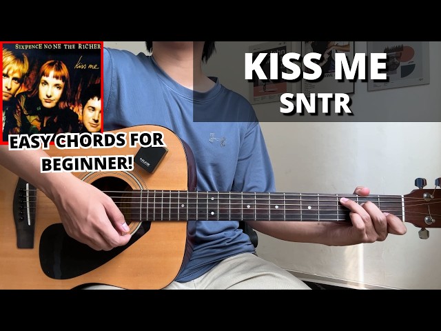 Kiss Me - Sixpence None The Richer (Guitar Tutorial) No Capo! Easy Chords For Beginner!
