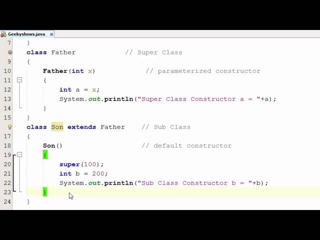 140. super with parameterized constructor in Java Programming (Hindi)